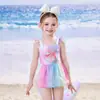 Nuevo Traje de Baño de Moda Disney de Secado Rápido para Niñas Mayores 2026, Especialmente Diseñado para la Playa y la Costa
