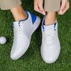 Zapatos de Hombre de Talla Grande Transfronterizos Verano Nuevos Zapatos de Golf de Tacos Fijos Zapatos de Golf Impermeables Transpirables para Hombre