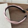 Diadema de Tela Cruzada Simple Combinable Parte Superior Craneal Alta Diadema de Presión 2024 Nuevo Estilo Sello para el Cabello Adorno para el Cabello para Mujer Cueva