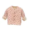 Chaquetas Acolchadas de Algodón Gruesas para Niñas Otoño e Invierno, Tops Cálidos de Manga Larga para Bebés Niñas, Ropa Acolchada de Algodón, Uniformes Escolares para Niños, Ropa para Niños