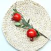 7 romãs decoração de casamento casa flor artificial fruta da sorte adereços de fotografia Ano Novo ornamentos de balde da sorte romã simulação