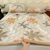 2026 Novo Inverno Quente Leite Fleece Estampado Espessado Macio Colchão Inverno Mais Veludo Protetor Almofada de Cama Estudante