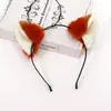 Diadema de Felpa para Mujer Nick Firefox Cabeza de Zorro Diadema para Lavarse la Cara Accesorios para el Cabello Diseño Original Dibujo Animado Banda para el Cabello Tocado Venta al por Mayor