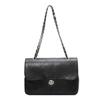 Bolsa de Ombro Grande Capacidade para Mulheres 2023 Novas Bolsas Textura Fashion Corrente Retrô Bolsa de Ombro Feminina Bolsa de Braço