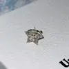 Ear Cuff Estrela Zircônia Dourado Café Claro Sem Piercing, Clipe de Orelha Pequeno Versátil Moda Elegante Fresco para Mulheres