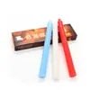 Sm Pingando Cera Sexy Dharchen Velas de Baixa Temperatura Longo Pacote com 3 Velas Tricolores Azul, Branco e Vermelho Brinquedo Alternativo Velas Perfumadas