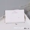 Tarjeta de embalaje para pendientes etiqueta colgante para joyería tarjeta de papel para pendientes tarjeta para collar en stock 100 hojas venta caliente transfronteriza