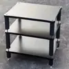 Rack de amplificador hifi gabinete de áudio gabinete de TV rack moderno para equipamentos audiovisuais rack antichoque pés de gabinete de amplificador pontas pés de borracha