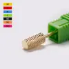 Cabezal de rectificado de acero de tungsteno para arte de uñas, rectificador de pretratamiento, broca de aleación, removedor de piel muerta, cabezal de rectificado para quitar uñas, acero de tungsteno