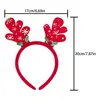 Diademas Navideñas Transfronterizas, Varios Estilos de Diademas con Astas de Reno, Decoraciones Navideñas, Accesorios para la Cabeza de Fiesta para Niños y Adultos, Venta al por Mayor