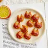 Brinquedo Comida Miniatura Simulada Água Alcalina Pão Baguete Creme Cola Resina Acessórios DIY Bolo Casa de Bonecas Decoração de Mesa