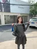 Tejido de Punto Coreano con Cordones y Lunares para Mujer en Otoño e Invierno, Tejido Suave y Ceroso, Chaqueta de Manga Larga y Cárdigan