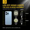 Iluminação de Motocicleta Rodada 2 polegadas Luz de Trabalho LED para Carro Holofote Transfronteiriça Luz LED para Carro Luminárias de Iluminação
