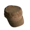 Gorra cortavientos de color liso con textura de gamuza transfronteriza para equitación, venta al por mayor desde la fábrica de origen, para circunferencia de cabeza grande, gorra elegante sin visera para estudiantes