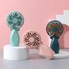 Novo Mini Ventilador de Mão Portátil Pequeno de Flor Recarregável USB Pequeno Atacado Presente Estudante Silencioso