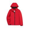 Chaqueta informal de otoño para hombre y mujer, con logotipo para actividades al aire libre y montañismo, con estampado de color liso y bordado