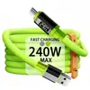 Cable de Datos Carga Rápida Bold 240W Adecuado para Apple 15/16/17 Huawei Samsung Teléfono Móvil Tipo C Coche Tableta