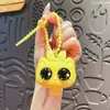 Llavero Creativo de Gato de Ojos Grandes para Apretar Lindo Dibujo Animado Muñeco Gatito Descompresión Colgante para Bolso de Pareja Regalo