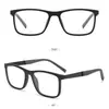 Armazones de Acero para Gafas Estilo Tirachinas Tr90 Transfronterizos Moda Nueva Armazones Cuadrados Lisos Armazones para Gafas de Prescripción Venta al por Mayor