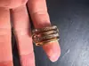 [Acero y Titanio de Cuerpo Completo] Anillos Europeos y Americanos Apilados Lisos, Anillos Elegantes Entrelazados, Joyería de Acero Inoxidable que No se Desvanece