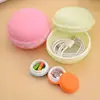 Caja de Joyería Macaron Organizador de Almacenamiento Pequeño de Plástico Mini Multifuncional Escritorio Maquillaje Joyería Al Por Mayor