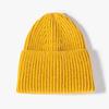 Sombrero de Lana Otoño e Invierno Casual Lindo Estilo Universitario Sombrero Tejido Sombrero Cálido Grueso para Mujer Sombrero Melón Coreano de Moda