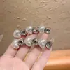 Exquisito pasador de pelo con forma de corazón de perla estilo coreano con circonita súper brillante, pinza para patillas laterales, organizador de flequillo delantero, accesorio para el pelo de tipo pinza de pato
