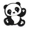 Desenho fofo panda borracha macia acessórios de joia DIY patch para capa de celular furo em sapato flor sapato copo de água adesivos para geladeira