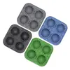 Molde de Bola de Gelo, Grande Capacidade, Bandeja de Gelo de Silicone Doméstica, Congelamento Rápido, Fácil de Soltar, Resistente a Altas e Baixas Temperaturas, Fabricante de Cubos de Gelo, Bonito e Divertido