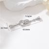 Collar Zhongxing 14k Oro Verdadero Micro-incrustado Zirconio Hebilla de Conexión Cabeza Hebilla de Perla Cabeza Hebilla Cuerda de Tracción en Espiral Accesorios DIY Hechos a Mano