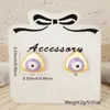 Nuevos aretes de moda para mujer con forma de corazón y ojo de diablo, aretes de temperamento y personalidad, joyería al por mayor, ventas directas