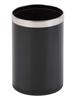 Cubo de basura de acero inoxidable para el hogar Habitación de hotel Baño Ktv Papelera Aro de presión Metálico Envío gratis Cilindro grande