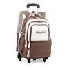 Mochila escolar con ruedas para niños de 3.º a 6.º grado, ideal para estudiantes de primaria y secundaria. Mochila de gran capacidad para subir escaleras.