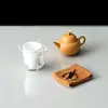 Gong Dao Bei de Vidrio Hecho a Mano Capacidad Pequeña Resistente al Calor Alto Boro Silicato Mar de Té Separador de Té Transparente Cafetera de Té Pequeña Gong para el Hogar