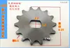 Motor de Pedalier de Engranajes para Triciclo Eléctrico Cadena 420 Piñón de Engranaje de Eje Trasero Engranaje de Acero de Alta Calidad Guardabarros Tipo 420