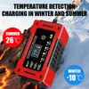 Cargador de Batería de Plomo-Ácido Inteligente de Pulso 12V6A 110 Voltaje Amplio para Coche y Motocicleta, Venta al por Mayor