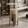 Taburete de Plástico Engrosado para Uso Doméstico y Comercial, Extra Grueso, Moderno y Sencillo, Apilable, Cómodo para Estar Sentado Largo Tiempo, Taburete Alto Redondo
