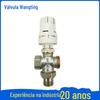 Produção de longo prazo de válvula de controle de temperatura auto-operada de três vias, válvula de controle de temperatura de aquecimento tipo angular, válvula de gás tipo reto, válvula de gás de bico duplo