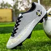 Zapatillas de Fútbol Tf para Hombre, Zapatos de Fútbol para Competición Estudiantil, Zapatos Deportivos de Fútbol para Clase de Educación Física Estudiantil Juvenil