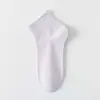 Meias Sociais Femininas, Algodão Puro, Estilo Fino para Primavera e Verão, Esportivas Brancas 100% Algodão Antiderrapantes, Antiodor, Respiráveis, Meias Sem Costura
