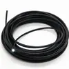 Fibra guia de luz com revestimento preto, guia de luz de lanterna traseira suave ultrabrilhante, fibra de ponto final MMA, tubo guia de luz de cabo de fibra óptica para exterior