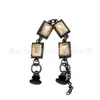 Zuecos de estilo lujoso transfronterizos, con pedrería brillante, adornos de flor de perla y cadena en forma de corazón, accesorios de hebilla de metal desmontables para zapatos