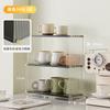 Estante de Almacenamiento para Tazas de Mesa de Comedor Gabinete Estante Interior para Tazas Estante de Almacenamiento para Tazas de Té Estante de Escritorio para Vasos de Agua Estante Organizador para Juego de Té