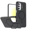 Adecuado para Samsung A57 color brillante imitación original funda magnética para teléfono A37 soporte para lente A17 anticaída A56 cubierta protectora A16