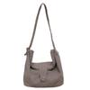 Estilo Coreano Casual Universitario Cartero Bandolera Bolsa de Lona para Mujer 2024 Nuevo Gran Capacidad para Ir al Trabajo Bolsa de Hombro