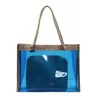 Bolsa de Palha Transparente Grande Capacidade da Moda Tendência deste Ano para Mulheres Versátil Elegante Bolsa de Compras Bolsa de Ombro Personalizada