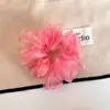 Goma para el Cabello de Malla a Cuadros Fina de Verano, Scrunchie Suave y que Rejuvenece, Cuerda Versátil para Cola de Caballo, Accesorio para el Cabello Esponjoso y Súper de Hada