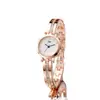 Relógio feminino de nicho de alta qualidade em liga, relógio de pulseira requintado para festa de estudante, pulseira de aço com strass, relógio da moda estilo ins