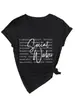 Trabajador Social Amazon Wish Sitio Independiente Informal Cómodo Personalizado Camiseta de Manga Corta con Cuello en V para Mujer En Stock