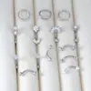 Tachas de Sobrancelha de Aço Inoxidável Mais Vendidas da Amazon, Tachas para Cartilagem da Orelha, Tachas de Sobrancelha com Zircônia Incrustada de Cobre, Joias de Piercing Finamente Esculpidas, Atacado do Fabricante